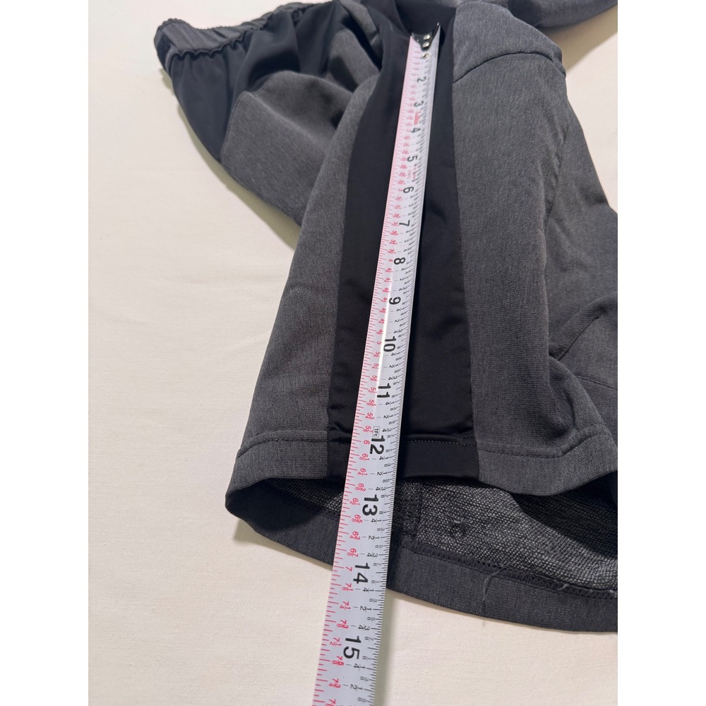 MTB Mens Charcoal Gray Mountain Bike Cycling Shorts XXL Zipper Pockets Stretch - Picture 7 of 7